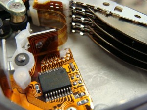 A picture of the innards of a computer A picture of the innards of a computer