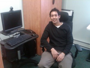 Fieldwork student EJ Paraiso