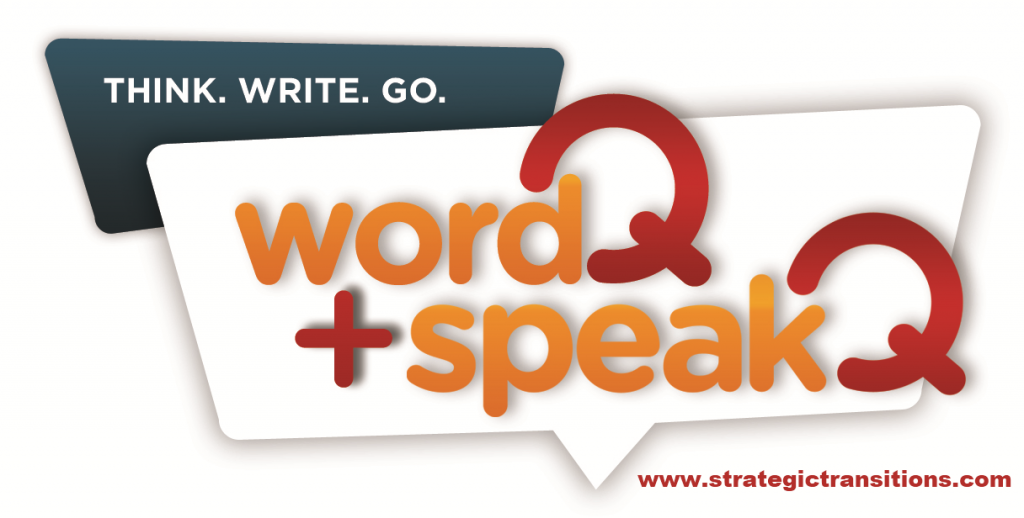 Think. Write. Go. WordQ+SpeakQ Logo www.strategictransitions.com