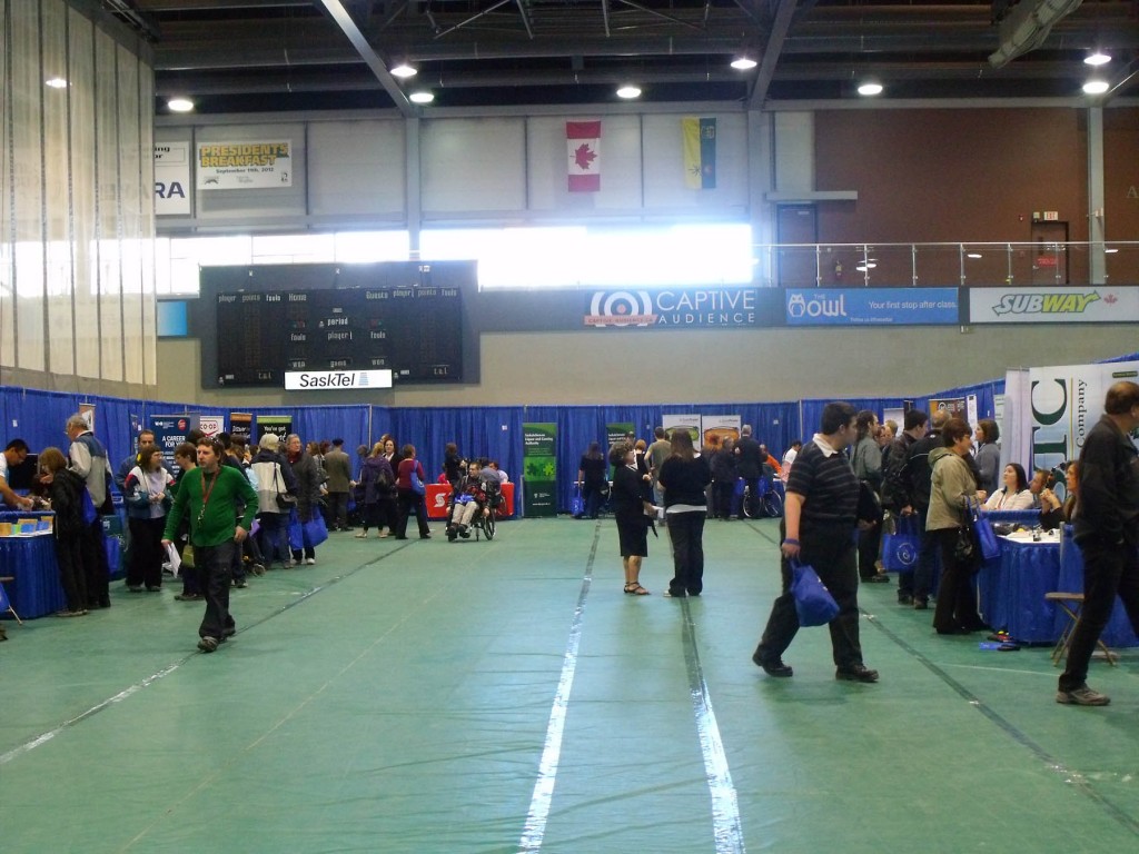 Wide photo of the Job Fair 