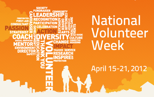 National Volunteer Week poster National Volunteer Week poster