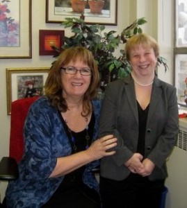 Megan and Laureen