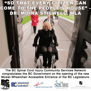 Accessible Ramp at British Columbia's Legislature