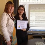 Employ-Ability participant, Samantha, and Program Facilitator, Pat Price