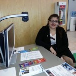Keisha, Neil Squire Society youth intern at the Penticton Indian Band’s Footprints to Technology Centre.