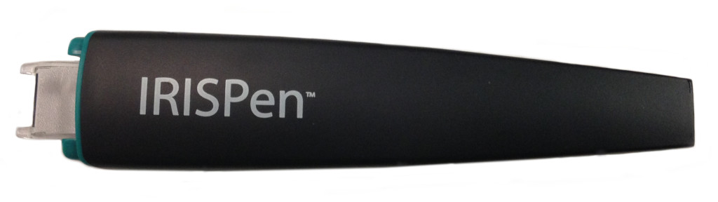 close up of an IRISPen