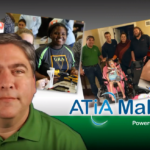 A screen capture of the ATIA Maker Day video featuring Bill Binko