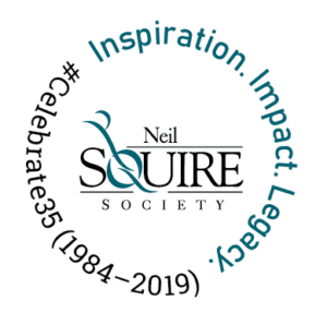 Inspiration, impact, legacy, #celebrate35 logo