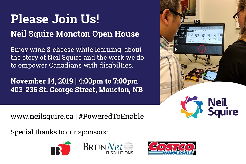 Moncton Open House Invitation