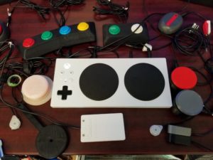 accessible gaming using the Microsoft Adaptive Controller and open source switches