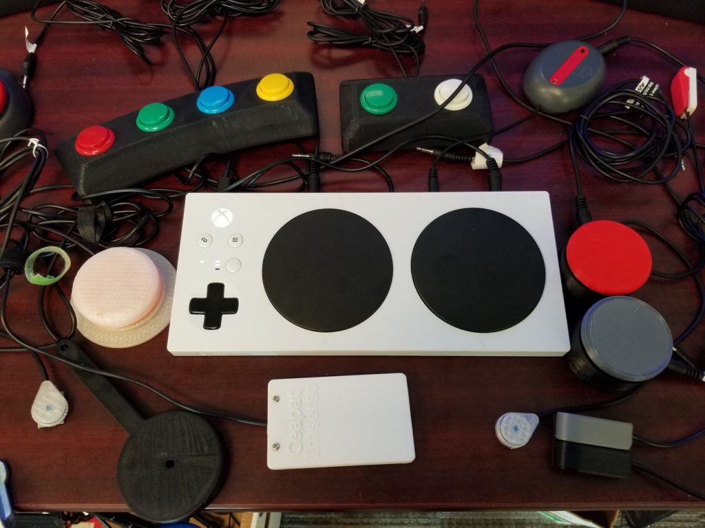 accessible gaming using the Microsoft Adaptive Controller and open source switches