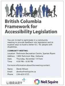BC Framework for Accessibility Legislation