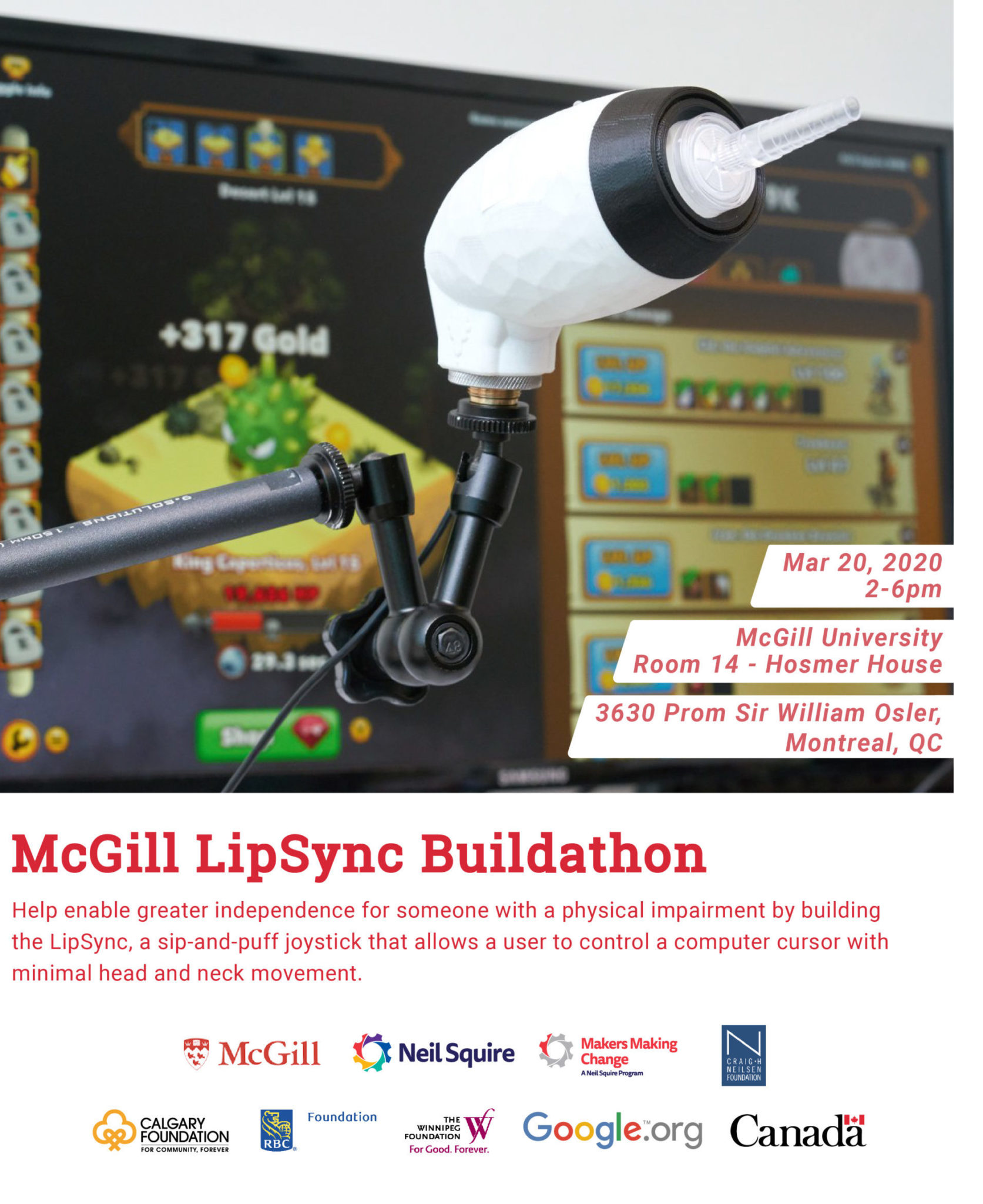 McGill Event poster