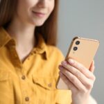 woman on a cellphone