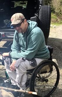 David at one of his outdoor adventures