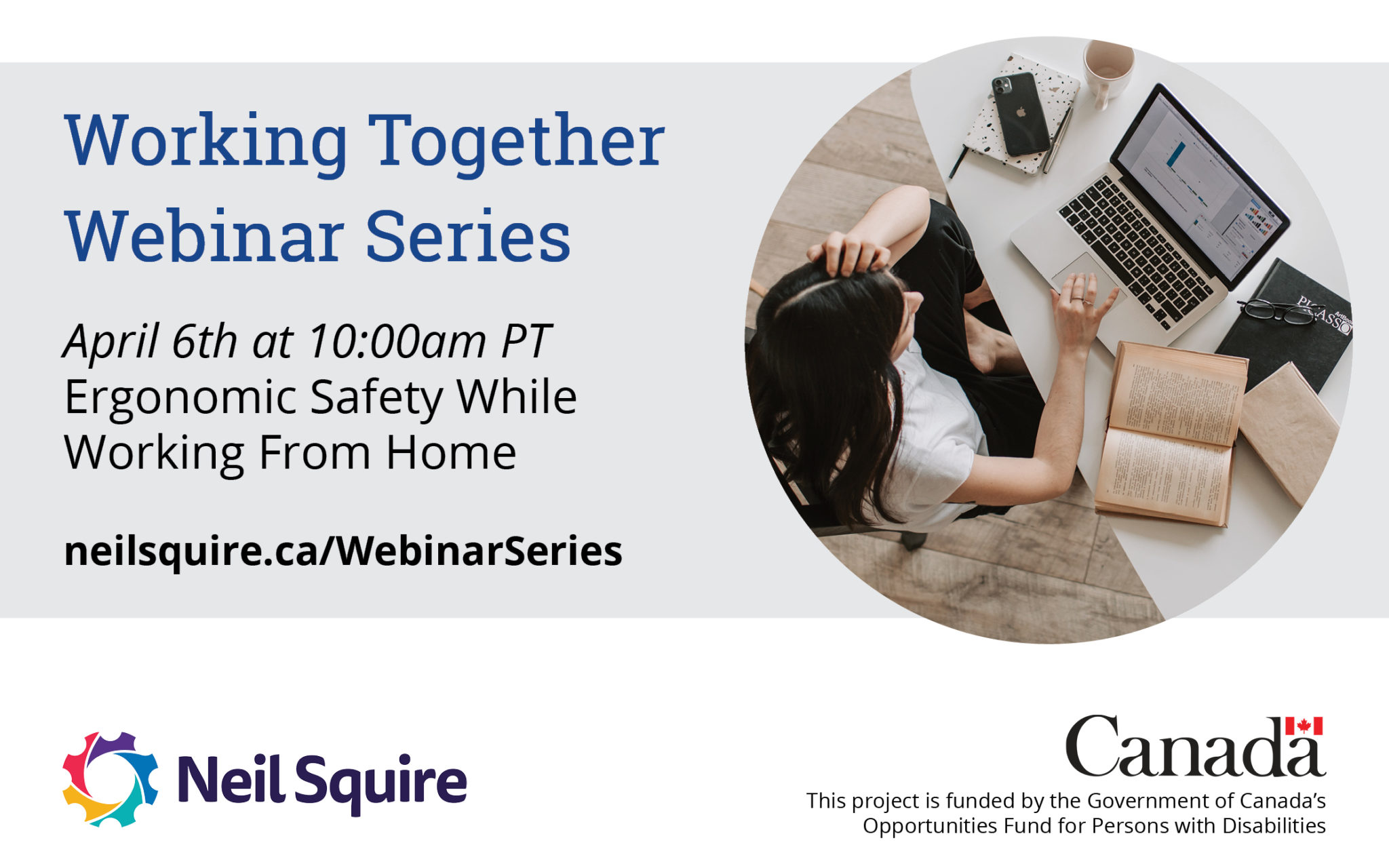 April 6th: Ergonomic Safety While Working From Home