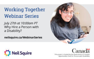 July 27th: Why Hire a Person with a Disability