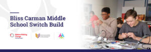 Students building devices at a prior event
