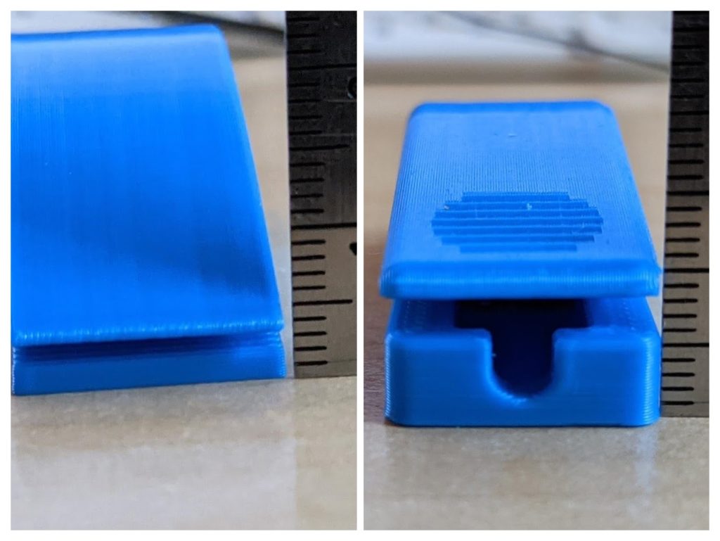 A comparison of the original version and Imtiaz's revised Light Touch Switch.