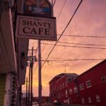 The Shanty Cafe sign on the outside