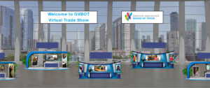 Event banner with virtual booth examples