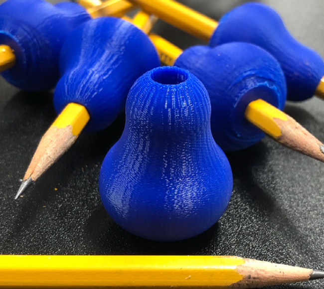 Pencil Grippers on a table