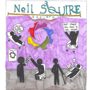 an Neil Squire ad designed by a Burnaby student