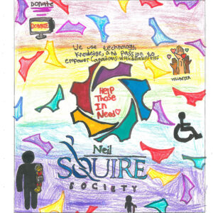an Neil Squire ad designed by a Burnaby student