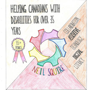 an Neil Squire ad designed by a Burnaby student