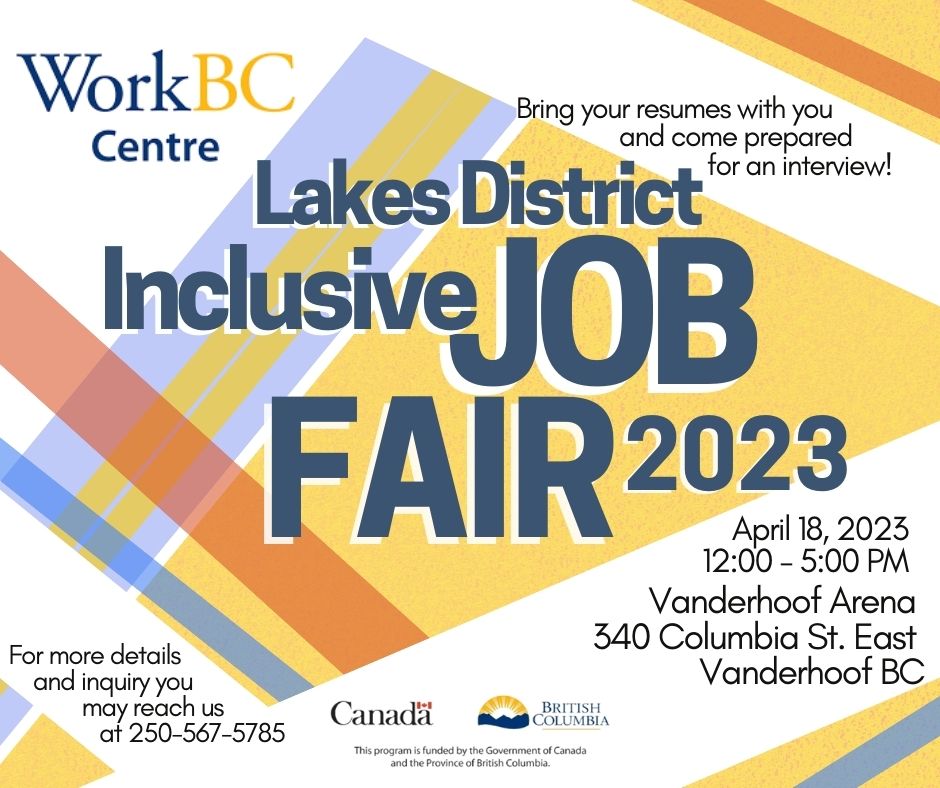 WorkBC Lakes District Inclusive Job Fair Neil Squire Society