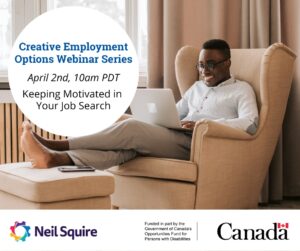 Keeping Motivated in Your Job Search webinar graphic
