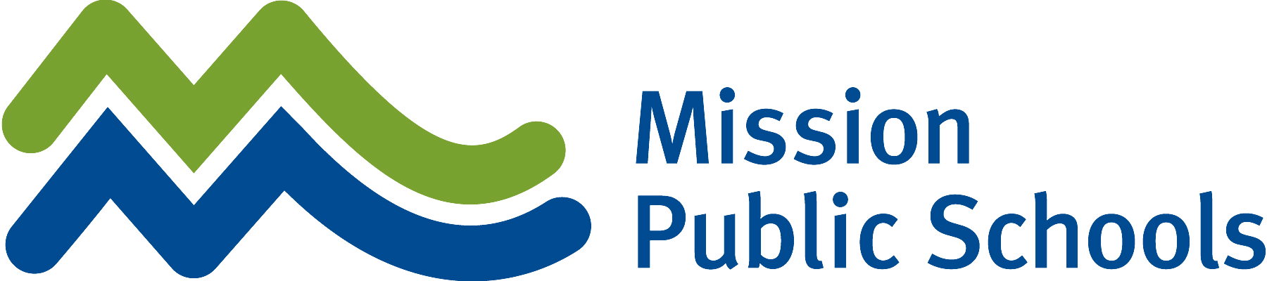 Mission Public Schools logo.