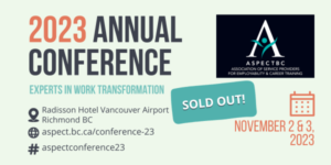 Event banner noting the event is sold out.