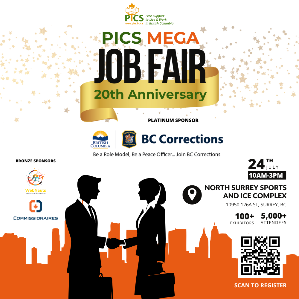 PICS Mega Job Fair graphic.