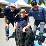 Chad Leaman, Gary Birch, and Stan at our 40th Anniversary.