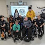 Students at École Madeleine Bergeron in Adapta3D.