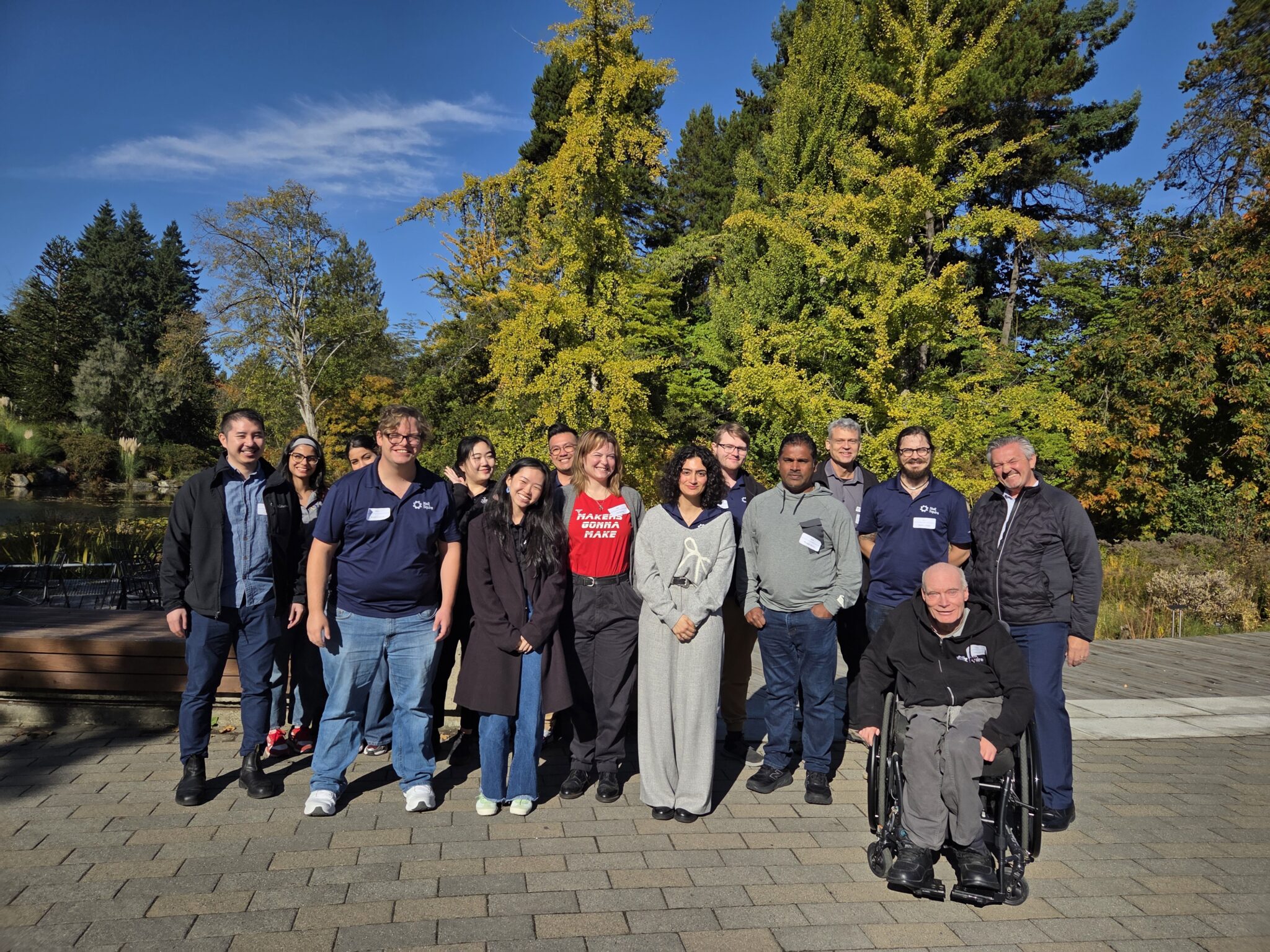 Neil Squire team at the VanDusen Botanical Garden.