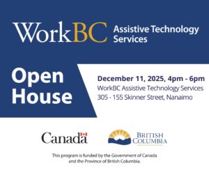 WorkBC ATS Nanaimo Open House Graphic