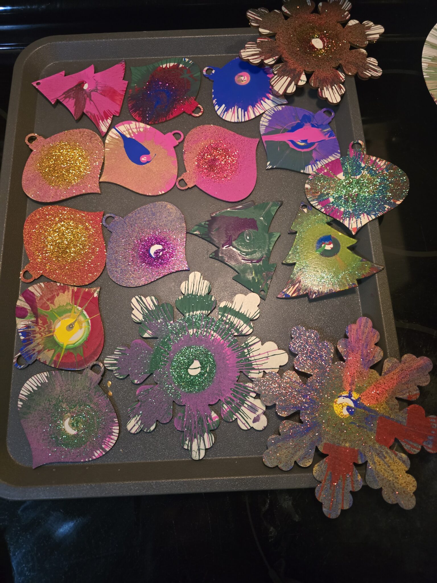 Priscilla's ornaments.