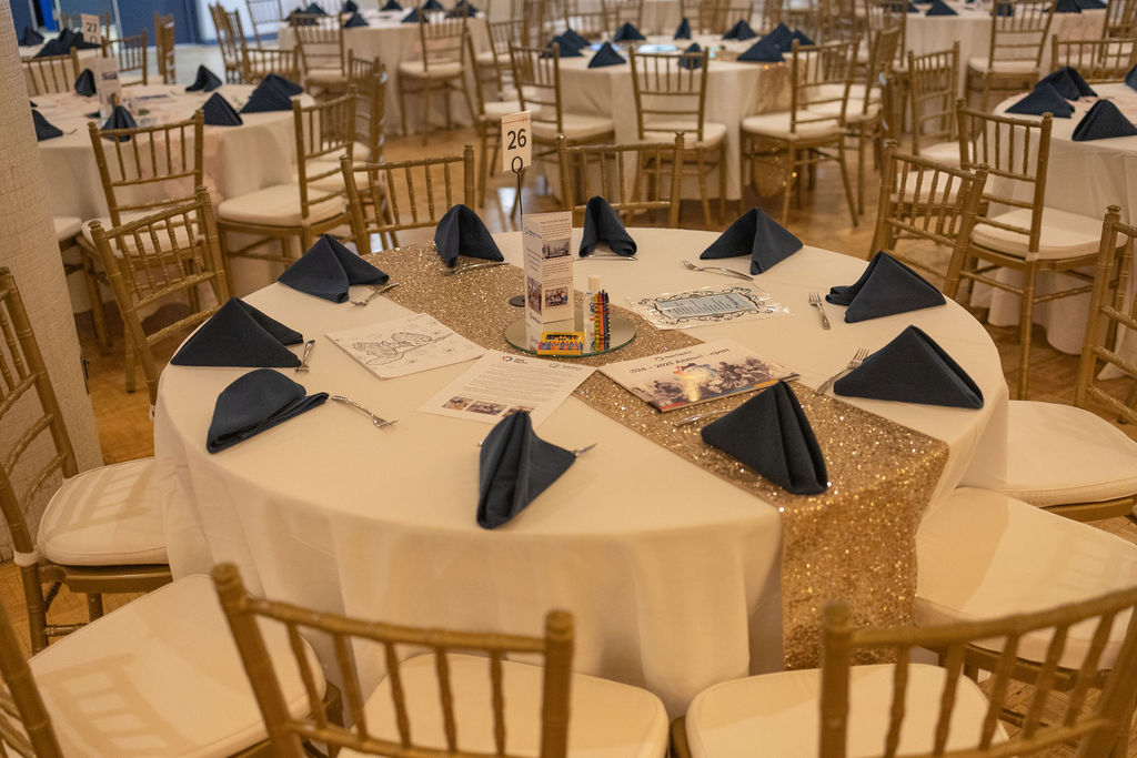 A table at the event.