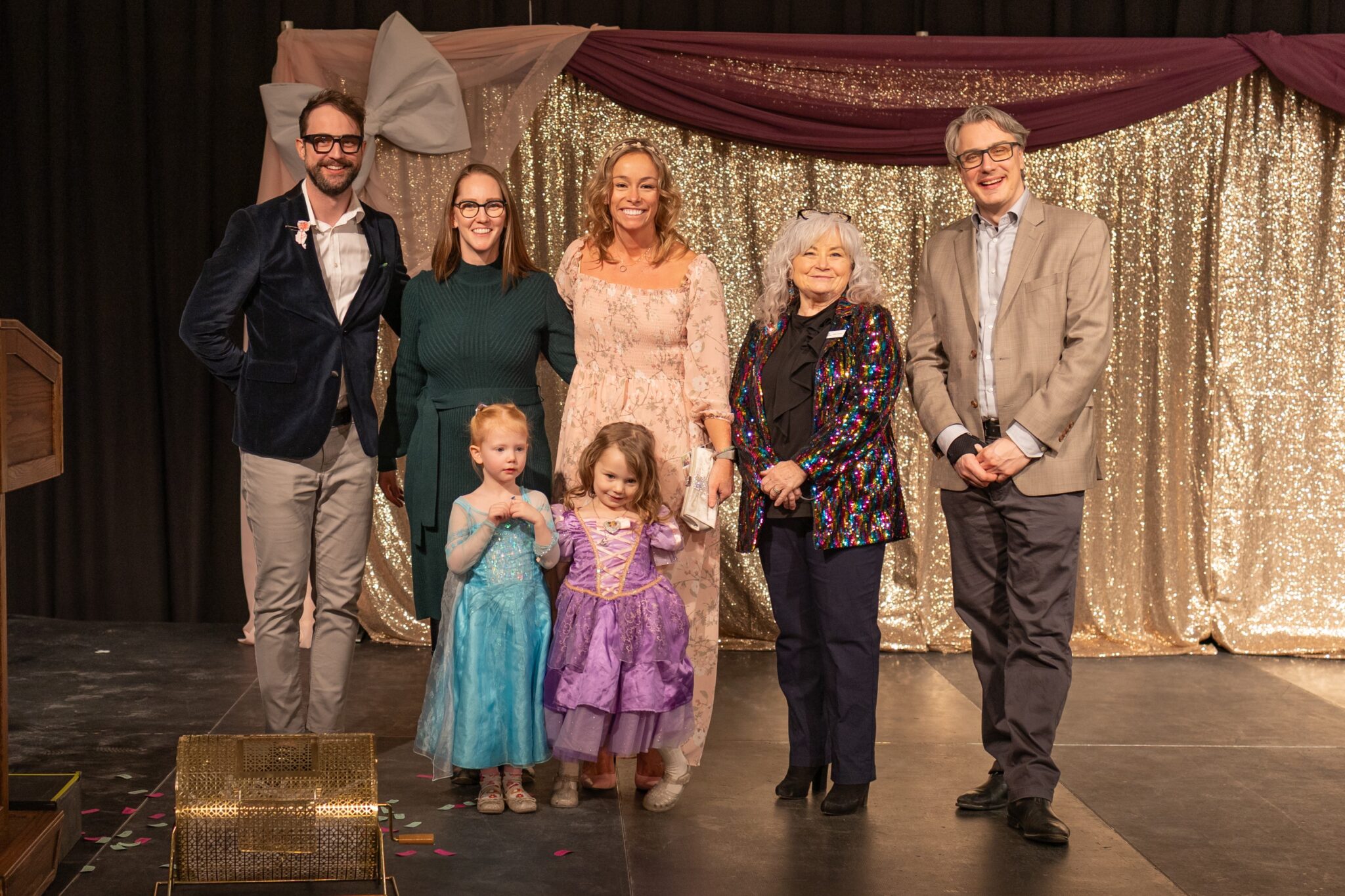 The winners for the Storybook Princess Parties draw prize.