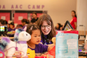 Volunteers at a Makers Making Change Build Event