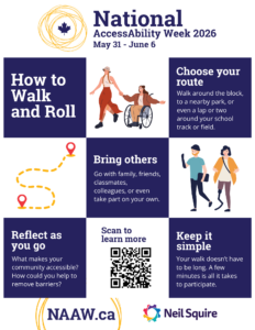 Download our printable How to Walk and Roll poster