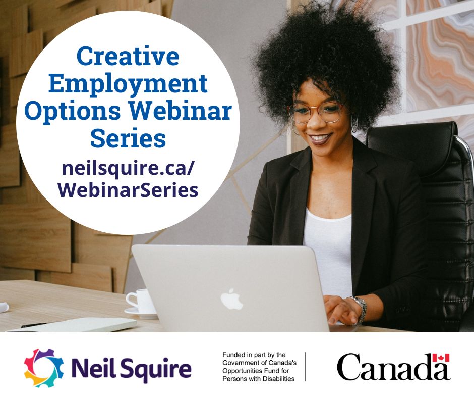 Creative Employment Options Webinar Series graphic