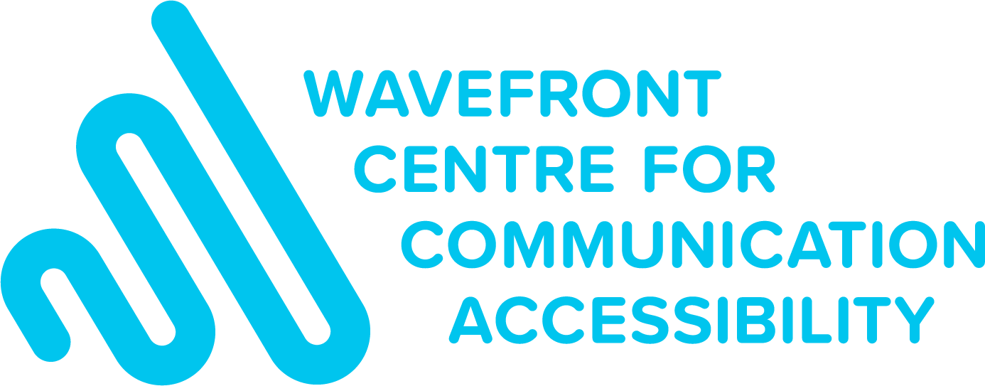Wavefront Centre for Communication Accessibility logo.