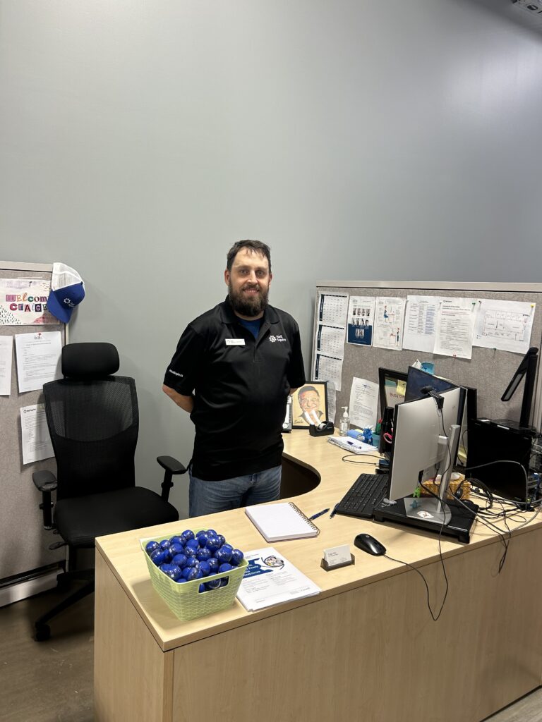 A Neil Squire staff member.