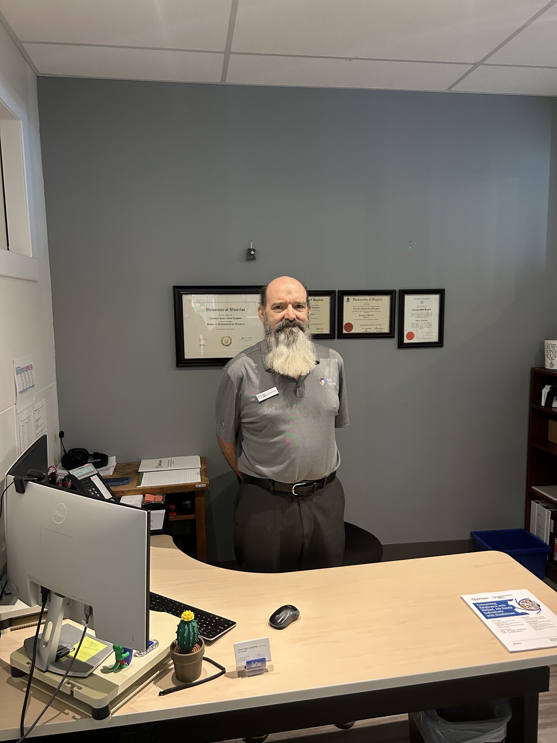 A Neil Squire staff member.
