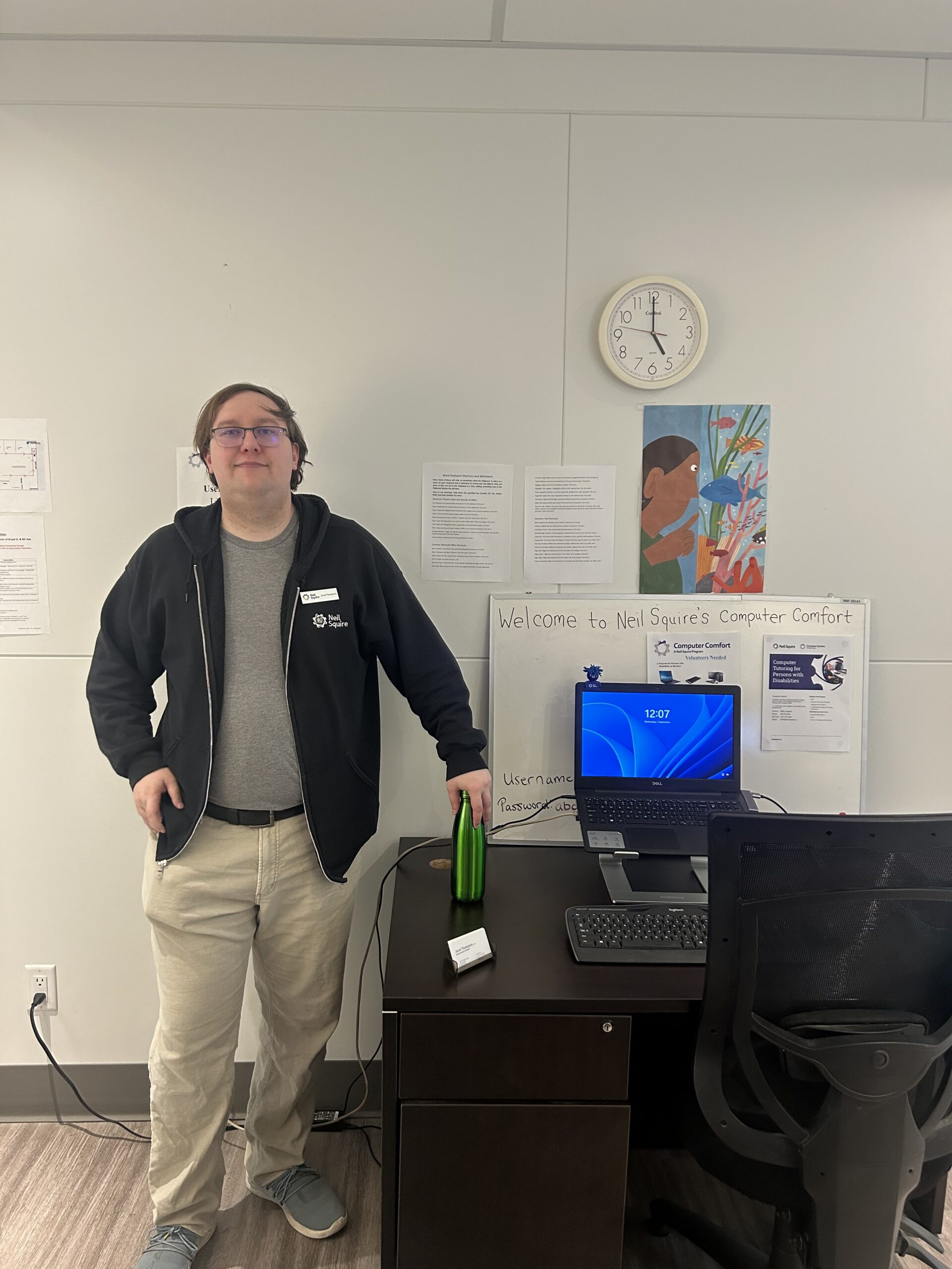 A Neil Squire staff member.