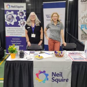 Michelle and Alix BlackPress Job Fair