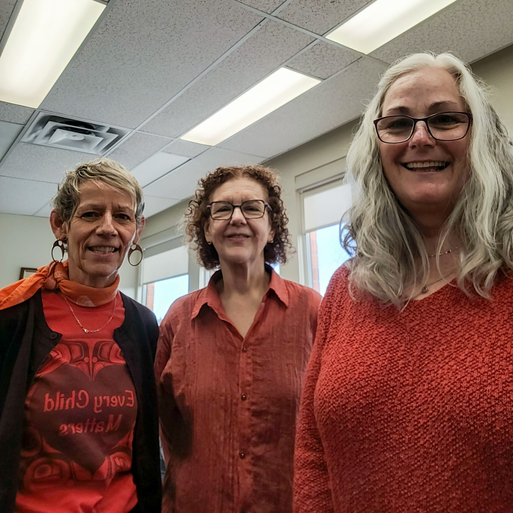 Our Nanaimo office wearing Orange Shirts.